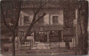 Postcard Warm Springs Berkley Springs W VA West Virginia