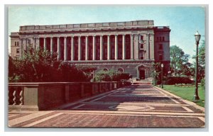 Vintage 1958 Postcard Centennial Building Museum & Library Springfield Illinois