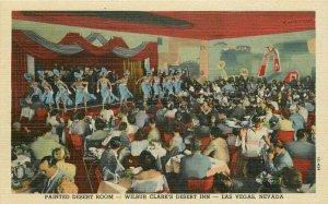 Las Vegas Nevada Wilbur Clark's Desert Inn 1940s Teich linen Postcard 21-11614