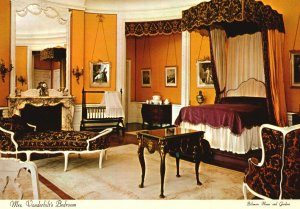 Postcard Mrs. Vanderbilt's Room Biltmore House Gardens Asheville North Carolina