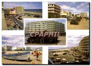 Modern Postcard Souvenir De Canet Plage