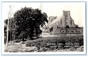 c1940's Memorial Chapel Mission Grove Minneapolis MN RPPC Photo Vintage Postcard