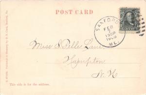 Springvale Maine~Preston B Keith Shoe Co~Smoke Stack~1908 Postcard