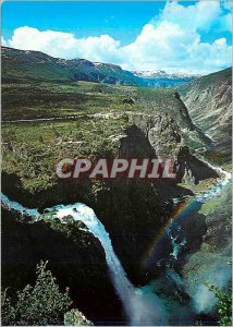 Postcard Modern Norway V�ringsfoss M�b� Valley and High Water fall 597 ...