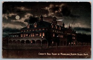 Revere Beach  Condit's Ball Room  Massachusetts Postcard 1913