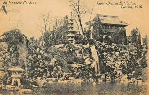 LONDON~JAPANESE BRITISH 1910 EXHIBITION-JAPANESE GARDEN~LOT OF 2 PHOTO POSTCARDS