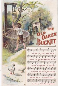 Music Card The Old Oaken Bucket 1908