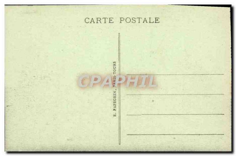 Old Postcard Cheverny Chateau