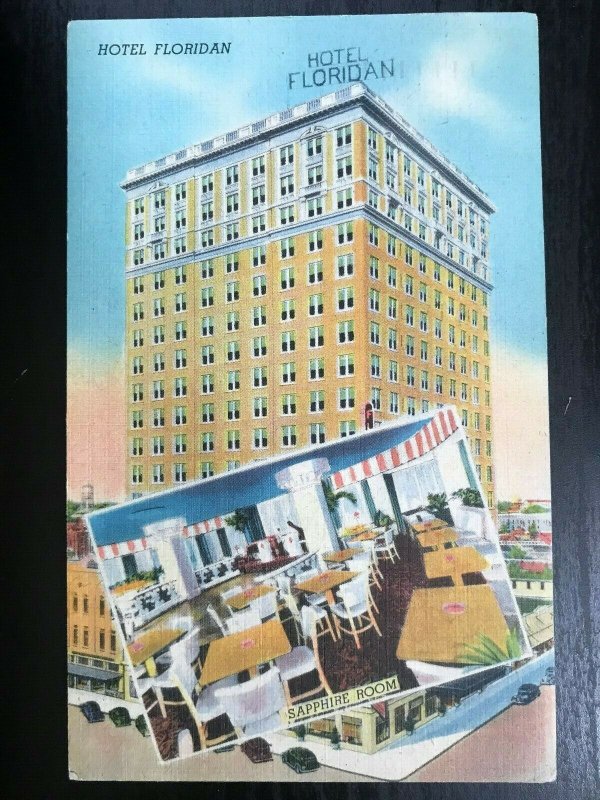 Vintage Postcard 1948 Hotel Floridian Tampa Florida