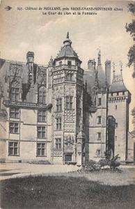 BF4175 chateau de meillant pres saint amand montr france