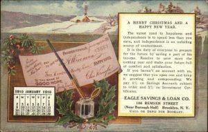 Brooklyn Ny Eagle Savings & Loan Co Remsen St. Advertising 1910 Postcard