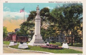 Pennsylvania Rochester Soldiers Monument And Park