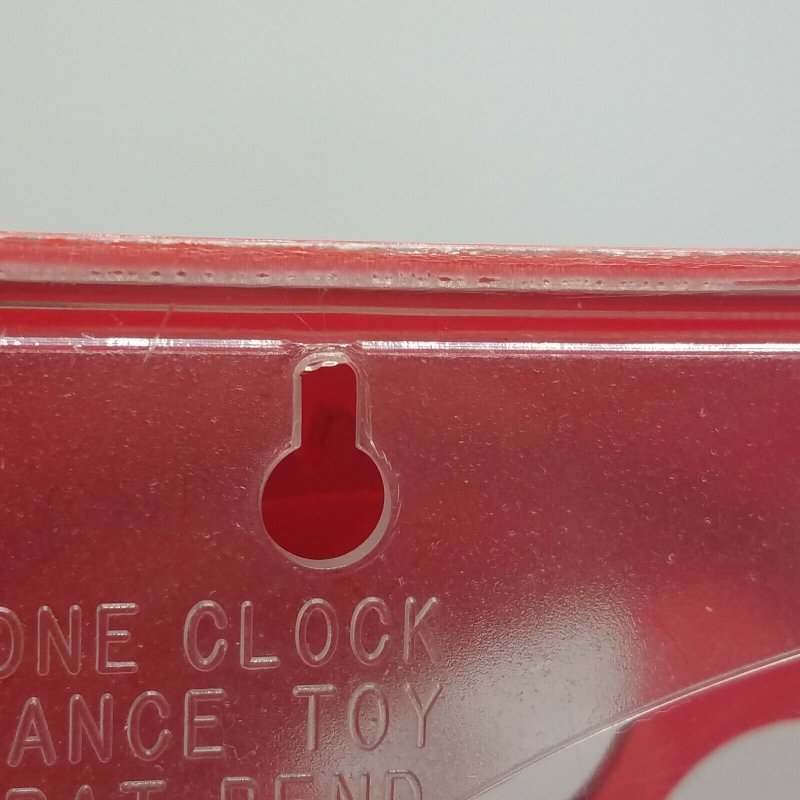 **RARE** Vintage Time Tone Clock Toy - Large Plastic - Child Guidance Toy Works!