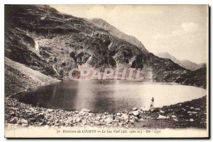 Postcard Old Surroundings of Luchon The Green Lake (altitude 1060 m)