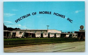 BRADENTON, FL Florida ~ SPECTRUM of MOBILE HOMES c1960s Advertising Postcard