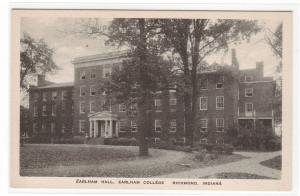 Earlham Hall Earlham College Richmond Indiana postcard
