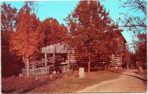 postcard IL Hill's Carding Mill and Wool House New Salem State Park