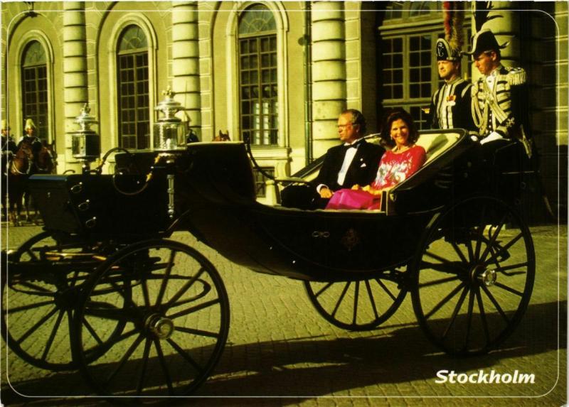 CPM AK HM King Carl XVI Gustaf and HM Queen Silvia SWEDISH ROYALTY (845584)