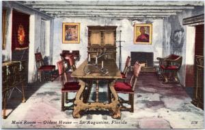 Oldest House - Main Room , St. Augustine, Florida