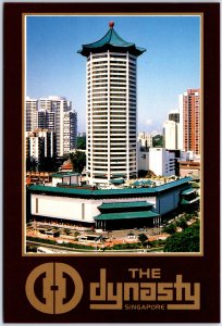 VINTAGE CONTINENTAL SIZE POSTCARD THE DYNASTY HOTEL ORCHARD ROAD SINGAPORE (B)