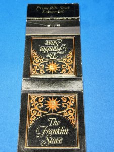 Matchbook Cover - The Franklin Stove Restaurant Fairfax VA Bala Cynwyd PA MB165