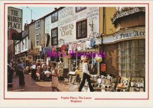 Sussex Postcard - Brighton, Poplar Place, Shops in The Lanes RR20459