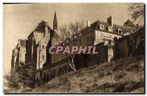 Postcard Abbey of Solesmes The prioress and new buildings