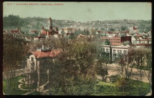 Portland Heights, Portland, Oregon. Vintage postcard. Edward M. Mitchell, Pub.