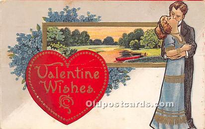 Valentines Day Post Cards Old Vintage Antique Postcards Unused