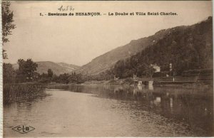 CPA BESANCON Environs - Le Doubs et Villa Saint-Charles (1114881)