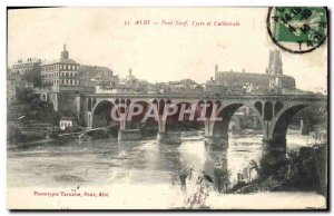 Old Postcard Albi Cathedral and New Bridge Tycee