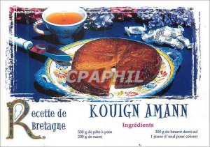 Postcard Modern Recipes de Bretagne Kouign Amann