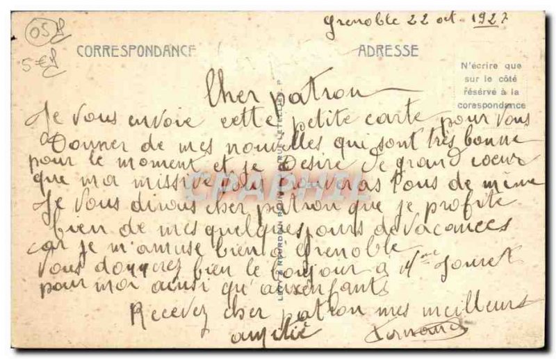 Old Postcard The Dauphine Lautaret