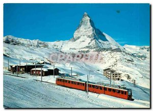 Postcard Modern Station und Hotel Riffelberg