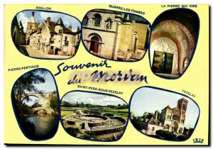 Modern Postcard Souvenir From Avallon Morvan Quarre Graves La Pierre qui Vire...