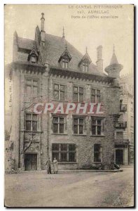 Old Postcard Picturesque Cantal Aurillac Gate Hotel The consular