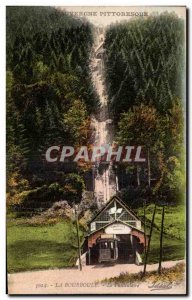 Old Postcard La Bourboule The funicular