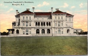 Postcard RI Newport - Cornelius Vanderbilt's Residence