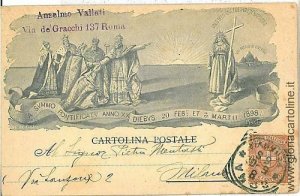 06278 - Vintage Postcard - ROME City: ADVERTISING 1898-