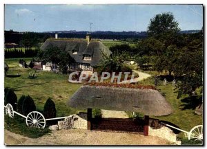 Postcard Modern Charm And Colors Of Normandie Logis Normand A Vatteville La Rue