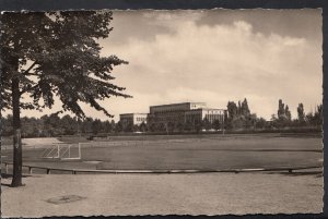 Germany Postcard - Forst / Lausitz - Stadion Der Einheit Mit Jahnschule  MB2587