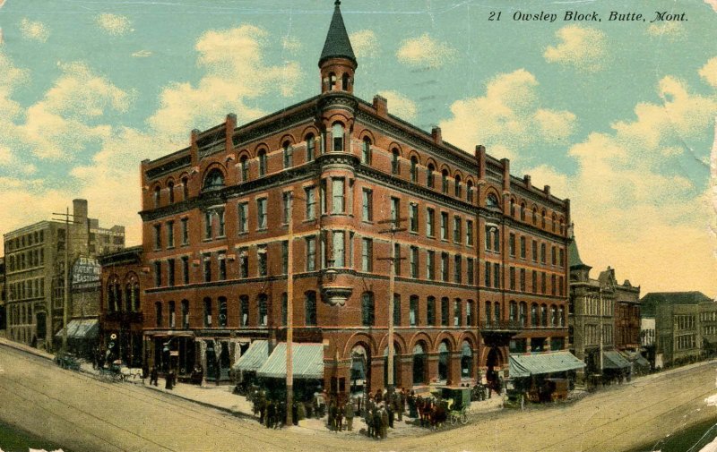 MT - Butte. Owsley Block circa 1900