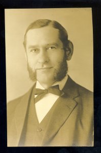 Real Photo Postcard, Gentleman With Mutton Chops, Bailey Studio, New York/Phila