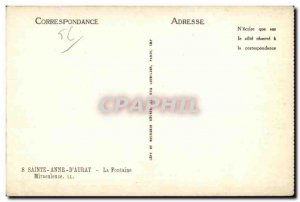 Old Postcard Sainte Anne La Fontaine