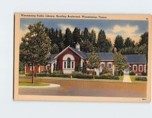 Postcard Wyomissing Public Library Wyomissing Pennsylvania USA