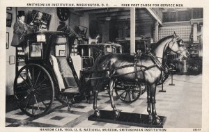 WASHINGTON D.C., 10-30s; Smithsonian Institution, Hansom Cab, US National Museum