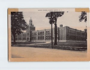 Postcard Naples Central School, Naples, New York