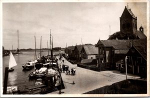 Netherlands Grouw Kade Vintage RPPC C023