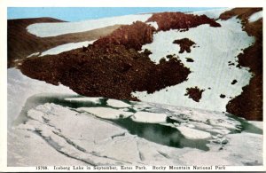 Colorado Rocky Mountains Iceberg Lake In September