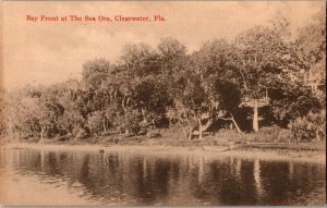 View Bay Fron at The Sea Ora, Clearwater FL Vintage Postcard H44
